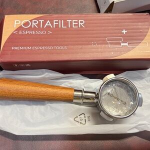 Portafilter with Wooden Handle 54 mm